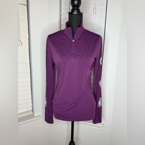 Stylish Women's Long Sleeve Top in Rich Purple